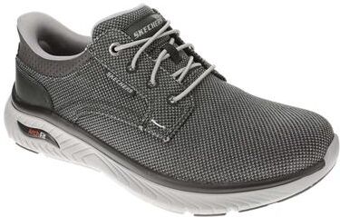 Skechers USA Slip-Ins: Arch Fit-Crosser-Ruger - Mens 8 Black Oxford Shoes Medium