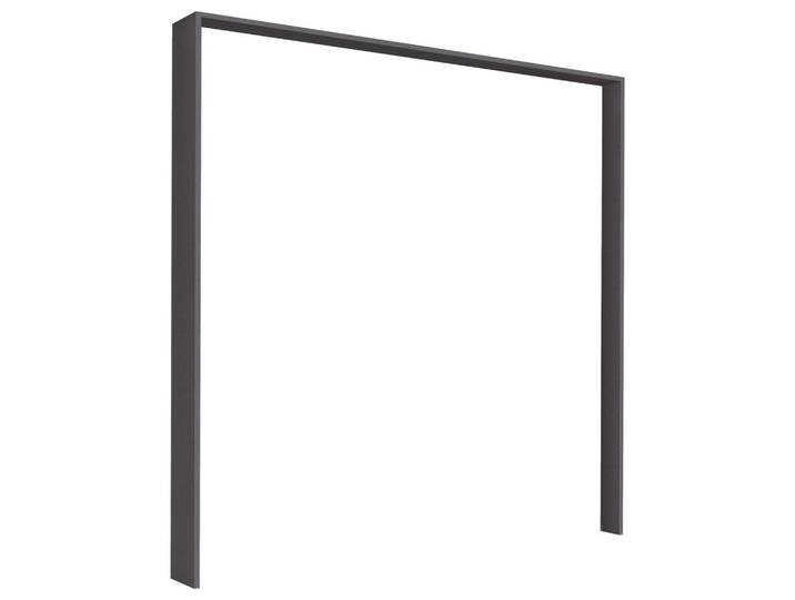 Luca Bessoni Passepartoutrahmen, Grau, 211x214x64 cm, Blauer Engel, BQ - Bündnis für Qualität, Schlafzimmer, Kleiderschränke, Schrankzubehör, sonstiges Schrankzubehör
