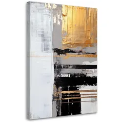 LEINWANDBILD Goldene abstrakte 70x100cm