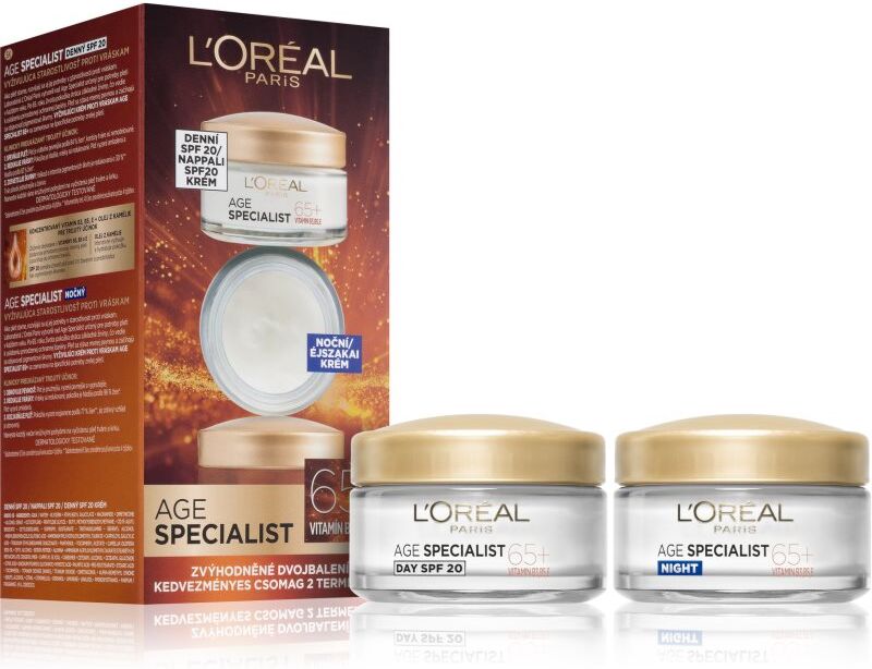 L’Oréal Paris Age Specialist 65+ day and night cream with anti-wrinkle effect