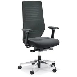 Ergotec Drehstuhl Uli Stoff Schwarz
