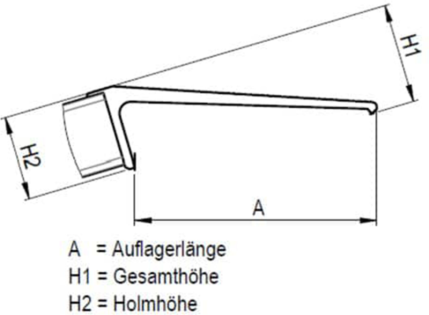 Mauderer Alutechnik Mauderer Verladetechnik SuperLeicht-Steg CO 300x75cm