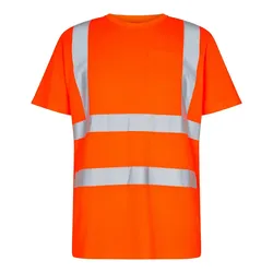 Warnschutz T-Shirt "9541-151" Safety Kl. 2 UV-Schutz - L - Orange
