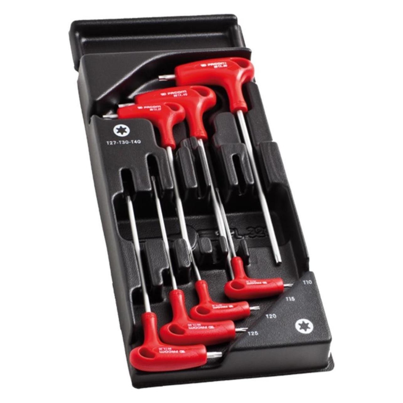 Facom 7pce P Hex Key Torx Set T10-40 MOD (MOD.89TXA)