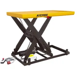 AYERBE - Elektro-Hubtisch mit Plattform 1000 kg AY-1100-EMH