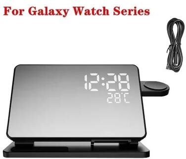 Uplifted Finds 3 In 1 Wireless Charger Stand For Galaxy Watch Phone And Earbuds black