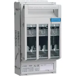 Hager LT050 Sicherungslasttrennschalter LT NH00 160A,Rahmenklemme 95mm2, Hutschiene