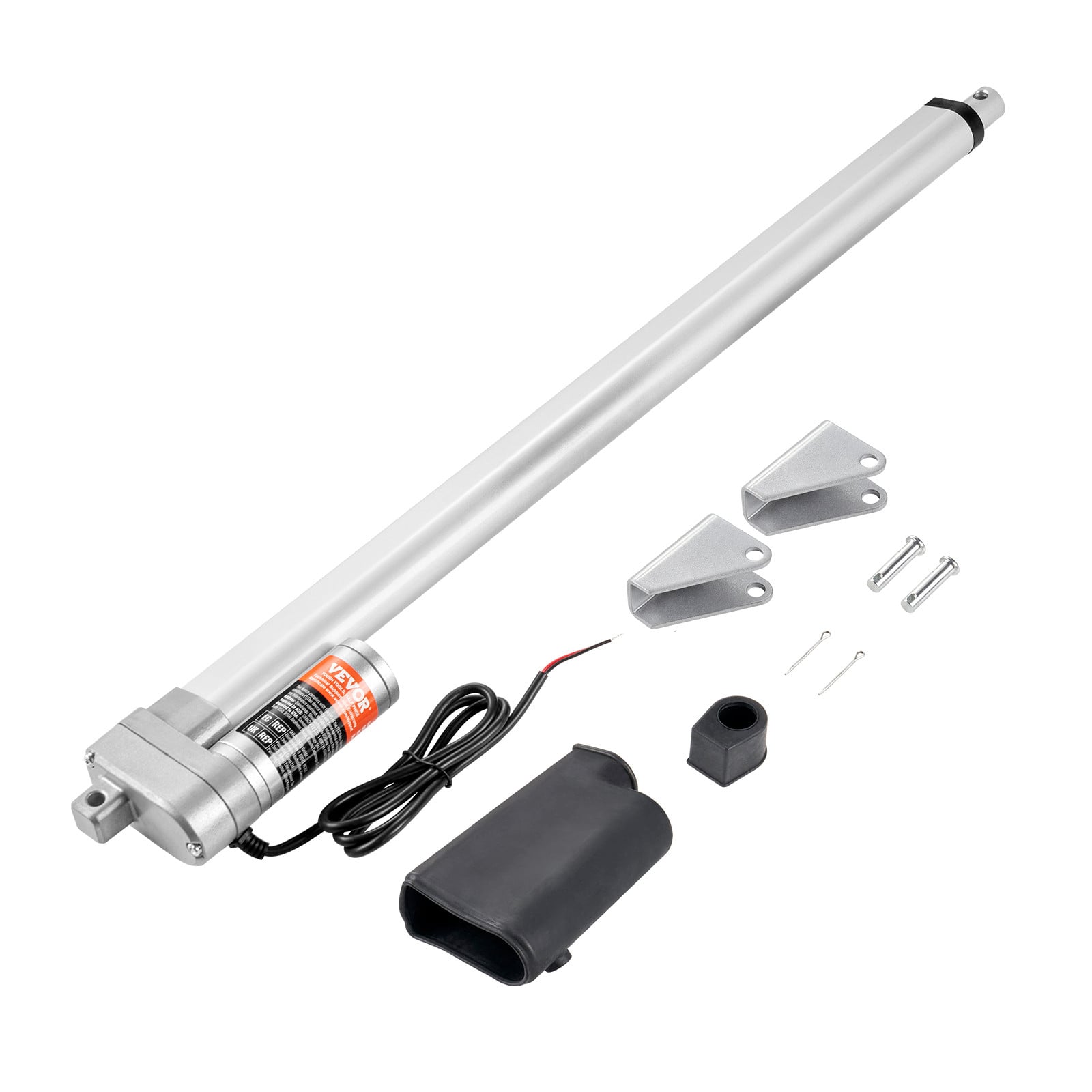 VEVOR Lineaire actuator DC 12V, IP65 elektrische motor met 500mm slaglengte en snelheid van 5mm/s