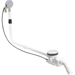 Viega Ab-und Überlauf Rotaplex Trio, 6141.71 in 1070mmxDN40/50 verchromt 727673