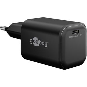 Goobay USB-Ladegerät Nano 79155, 65 Watt, 1x USB-C, 1 Port, Schnellladegerät