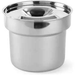 Hendi Bain-Marie-Topf, Pfanne + Kochtopf, Silber