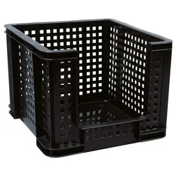 Really Useful Box Aufbewahrungs-Gitterbox 35 L schwarz, 43x29x37.5 cm