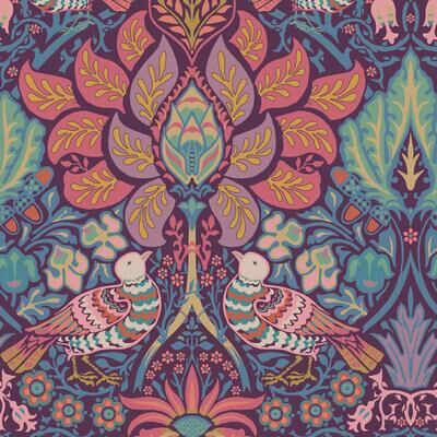 William Morris at Home William Morris Dove & Rose Carnival Wallpaper
