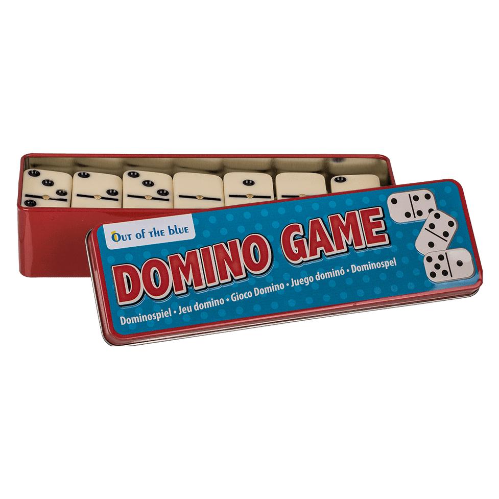 Out of the blue Dominospiel 6er Version (Deutsch, Englisch, Französisch, Italienisch, 2 - 4 Spieler) (79-3883)