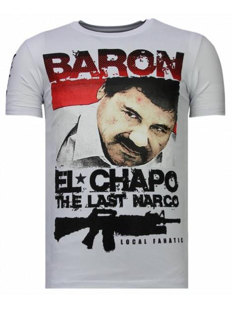 Local Fanatic Cocaine cowboy rhinestone t-shirt