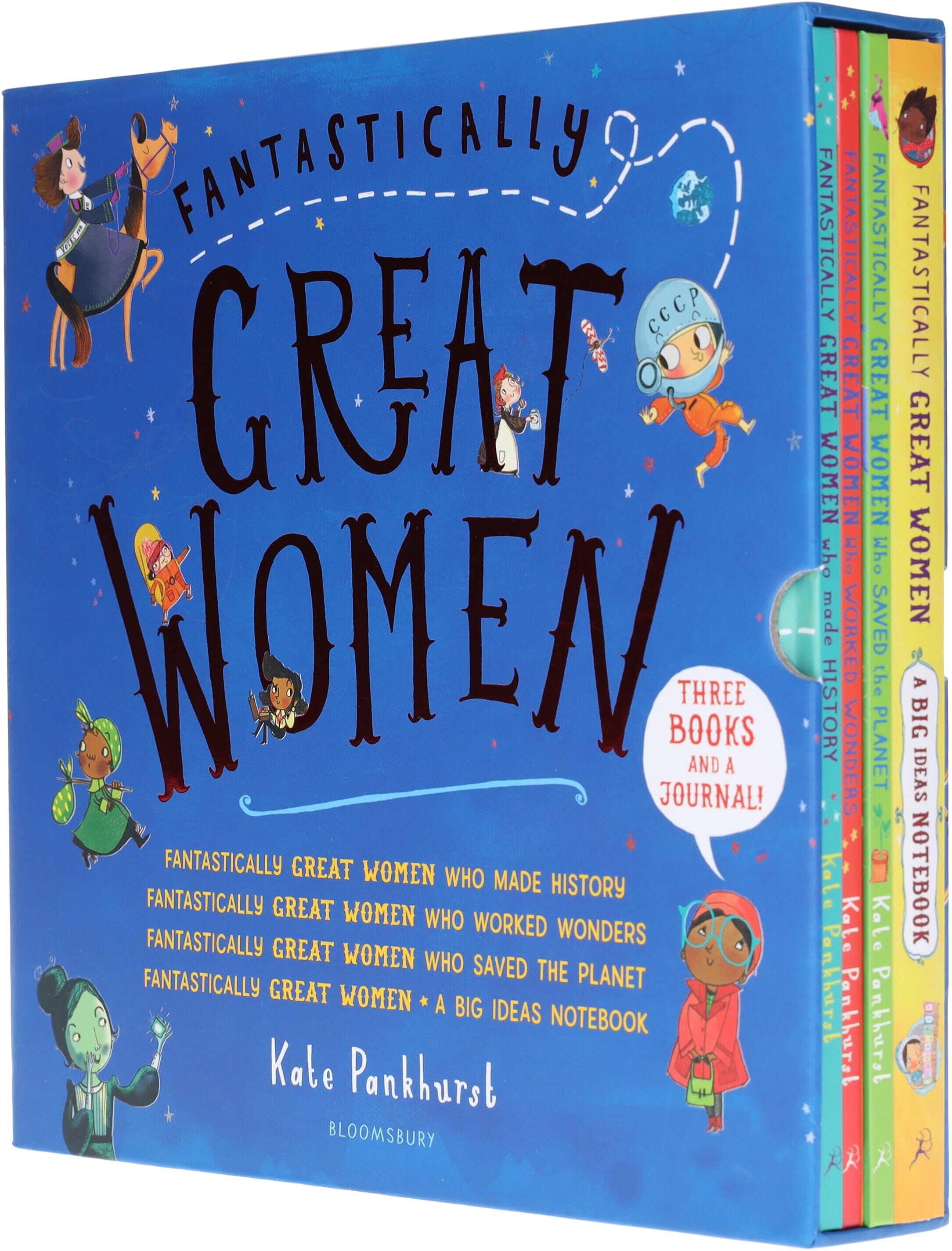 Fantastically Great Women By Kate Pankhurst 4 Books Collection Box Set - Ages 7-9 - Hardback Bloomsbury Publishing PLC