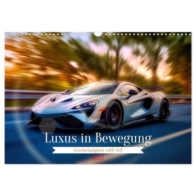 Luxus in Bewegung (Wandkalender 2027 DIN A3 quer), CALVENDO Monatskalender