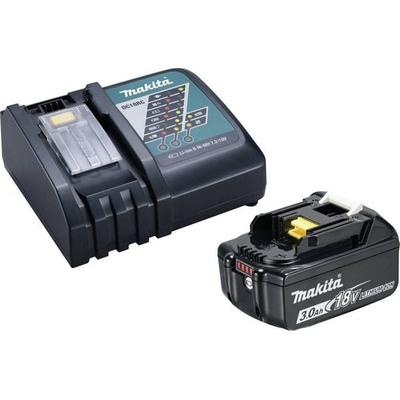 Makita 191A24-4 Werkzeug-Akku und Ladegerät 18V 3.0Ah Li-Ion