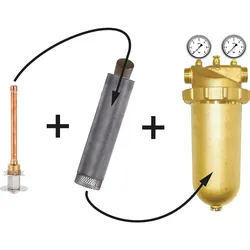 Edelstahlfilterkerze 50 μm passend zu Heizungsfilter
