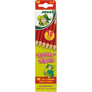 Jolly Bleistift Schulstift Nr. 2, Härte HB, 12 Stück