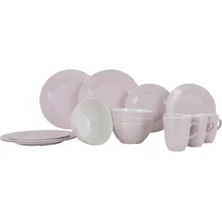Gimex Royal Line Geschirr 16-tlg. pastel pink für 4 Personen