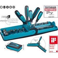 Steckschlüssel Satz 856-1, 1/4", Werkzeug-Set im ergonomischen SmartCase