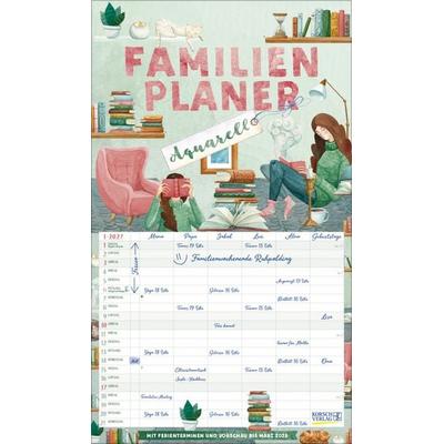 Familienplaner Aquarell 2027