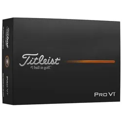 Titleist Pro V1 Golfbälle 2025 (12 Stück/weiß) - 12 Stück Golfbälle weiß
