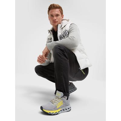 Sneaker CAMP DAVID, Herren, Gr. 44, grau (grau melange), Schuhe Sneaker, mit Wechselfußbett