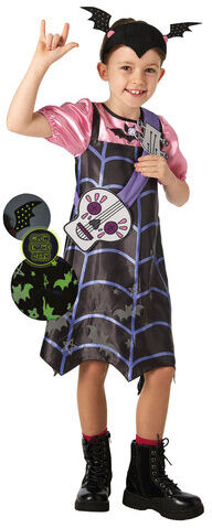 Disney Kinderkostüm "Vampirina", mit Glow-in-the-Dark-Effekt