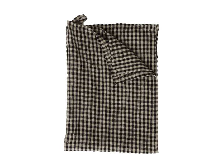Olsson & Jensen Torchon en lin Vipa 45x65 cm Noir-sable