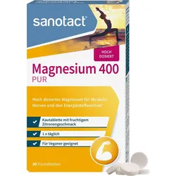 Sanotact Magnesium 400 Pur Kautabletten 30 ST