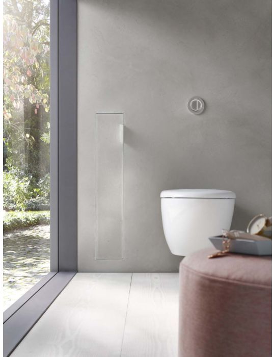 Emco Asis Plus WC-Modul 975611000 Anschlag links, Unterputzmodul, befliesbar