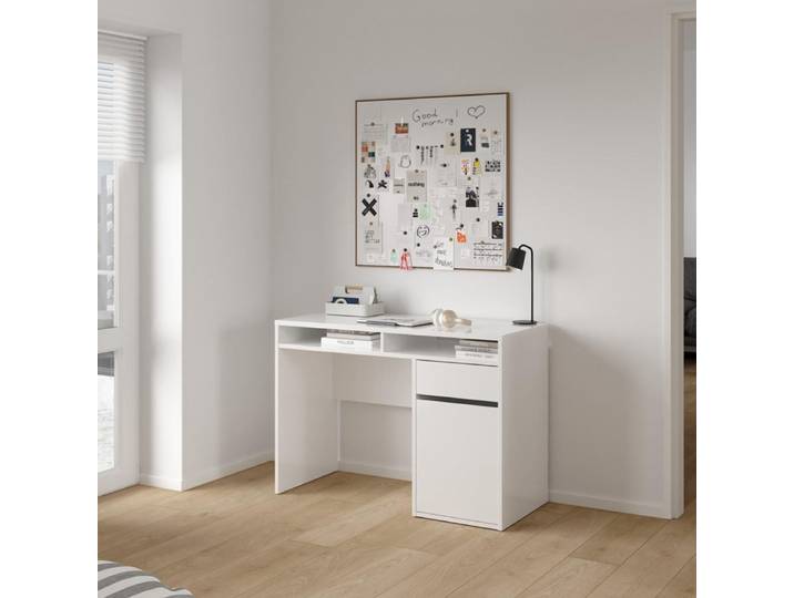 Function Plus Bureau blanc brillant