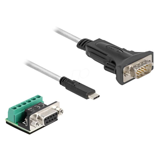 Delock Adapter USB Type-C zu 1 x Seriell RS-422/485 Stecker (1 m) (64269)