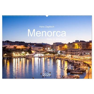 Menorca - Perle im MIttelmeer (Wandkalender 2026 DIN A2 quer), CALVENDO Monatskalender