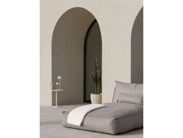 Farol Portable Tischleuchte Mini Gun Metal - Blomus - Terrasse - Aluminium