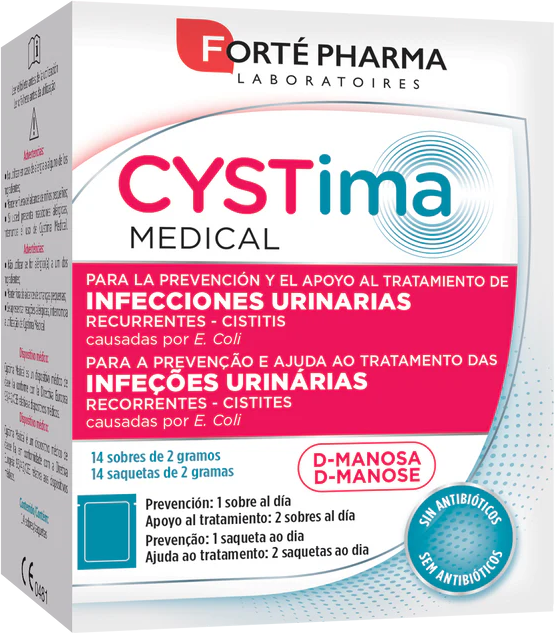 Forté Pharma Cystima Medical Envelopes 14 Envelopes