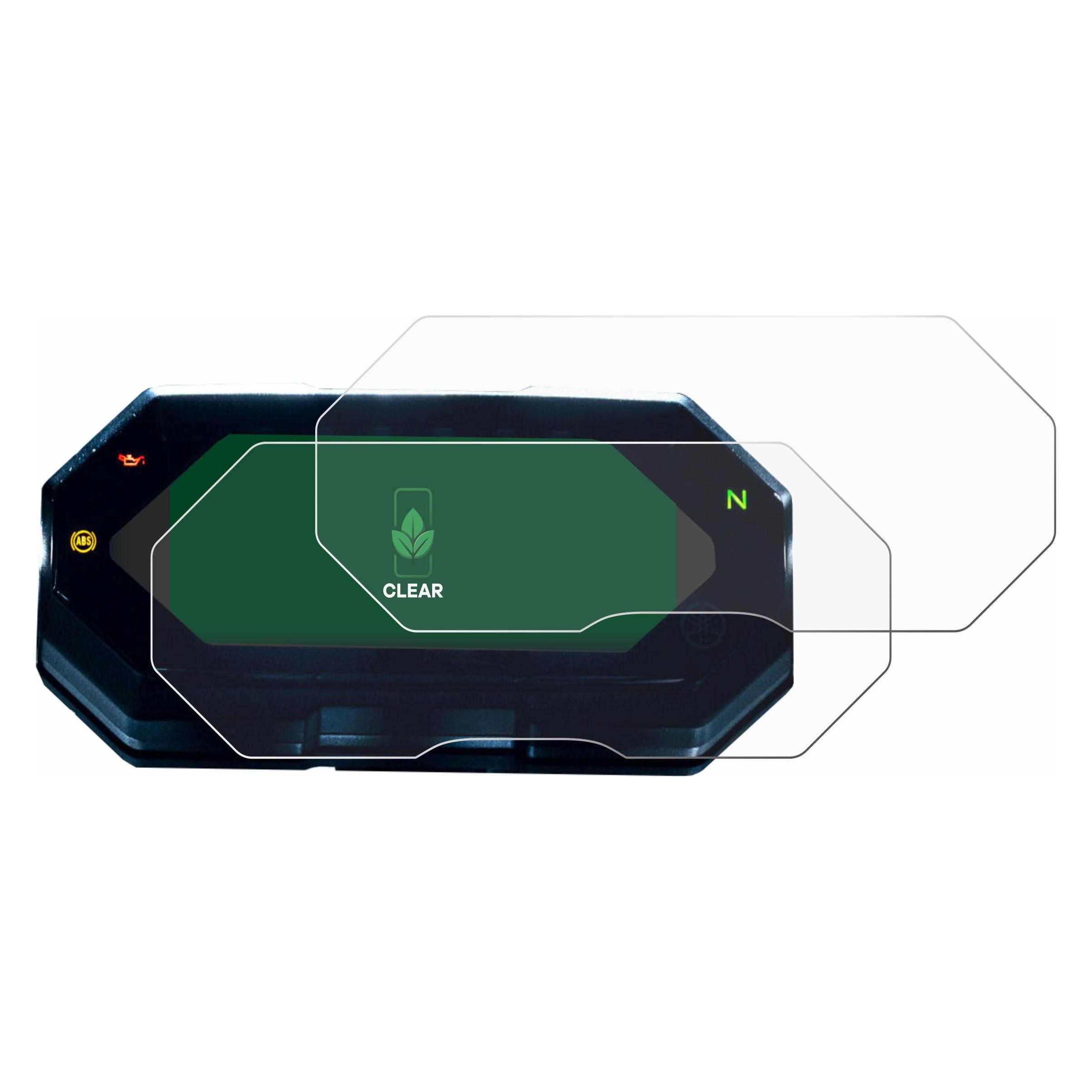ScreenLeaf Schutzfolie für Yamaha MT-07 2021 Displayschutz Display Schutz Folie Klar Transparent (6143886)