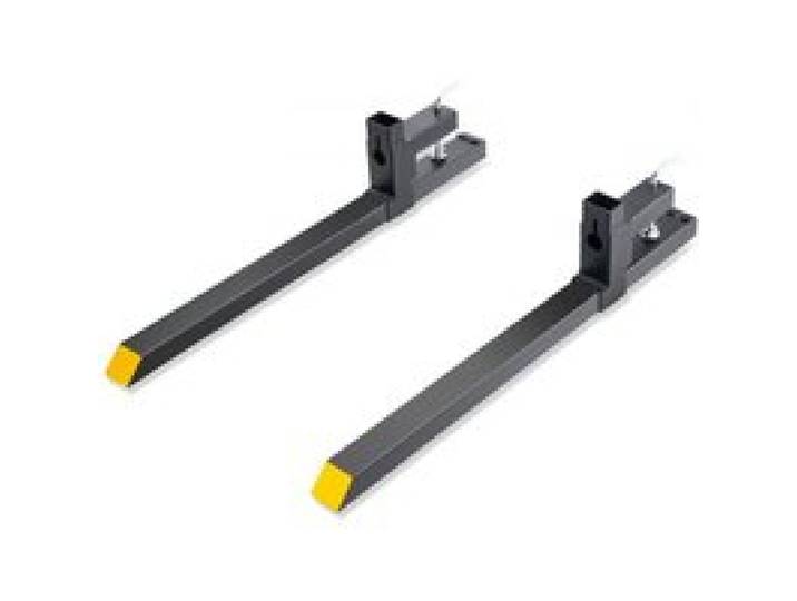 VEVOR 2x Palettengabeln Anklemmbar 1090x70x230mm Gabelträger 907kg Tragfähigkeit Gabelzinken 109cm Gesamtlänge mit 76,2cm-Gabelblatt Gabelstapler Gabelstaplerzinken Frontlader Palettenrahmen