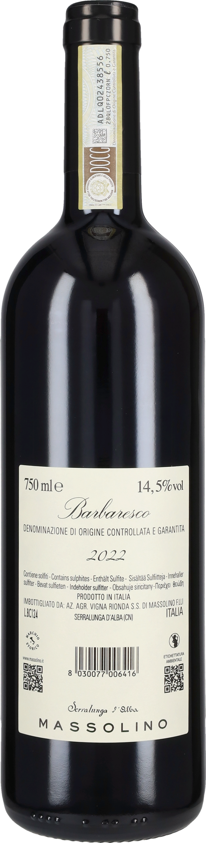 Barbaresco Massolino 2023