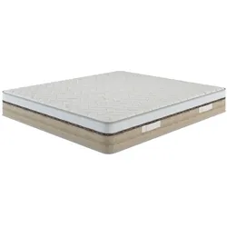 Dmora Doppelmatratze Pandia, Hochwertige Matratze, ergonomische Matratze, Taschenfederkernmatratze, 100 % Made in Italy, 140x200h25 cm