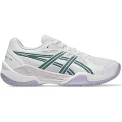 ASICS, Unisex, Hallenschuhe, Gel-Powerbreak Gs Kids White/Foggy Teal (35), Weiss