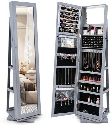 Armoire Jewelry Cabinet Standing Jewelry Organizer