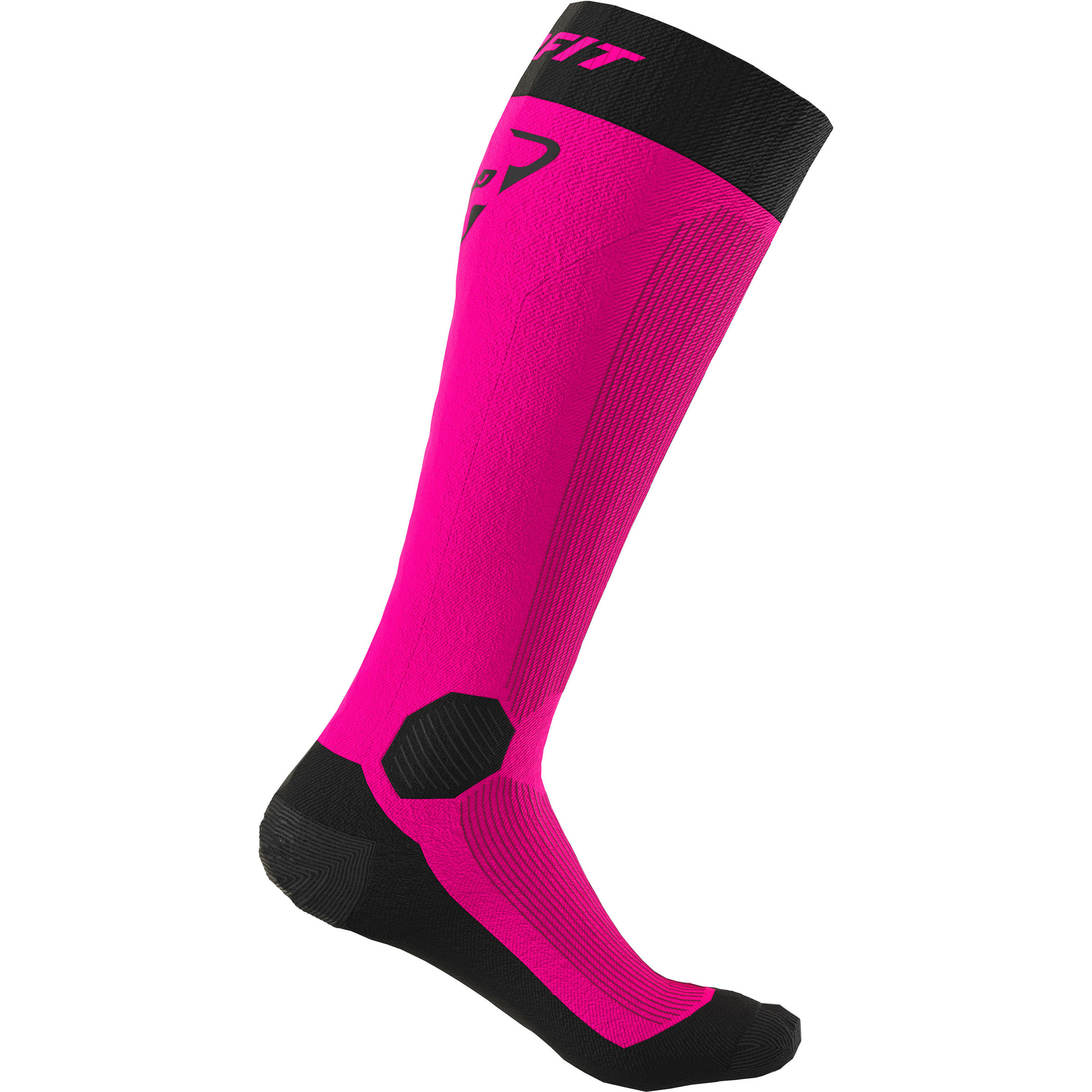 Dynafit Tour Warm Merino Skisocken pink Größe 35 Skitour Kompressionseffekt Merinowolle