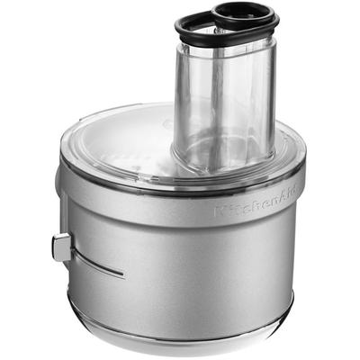 KITCHENAID Zerkleinereraufsatz "5KSM2FPA Food-Processor-Vorsatz", silber (silberfarben), B:25,9cm H:24,6cm T:17,5cm, Küchenmaschinen-Aufsätze, passt nicht für 5KSM7990X