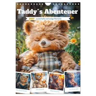 Taddy´s Abenteuer (Wandkalender 2027 DIN A4 hoch), CALVENDO Monatskalender