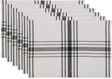 "DII Home Sweet Farmhouse Kitchen Textiles, 13x19"", Stone, 6 Pieces"