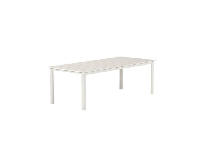 ebuy24 Gartentisch, Levels, Beige, Metall, 100 x 229 x 75 cm, 100x75x229 cm, Gartenmöbel, Gartentische, Gartentische