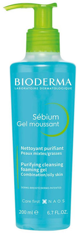 Bioderma Sébium gel purificante moussant gel 200 ml